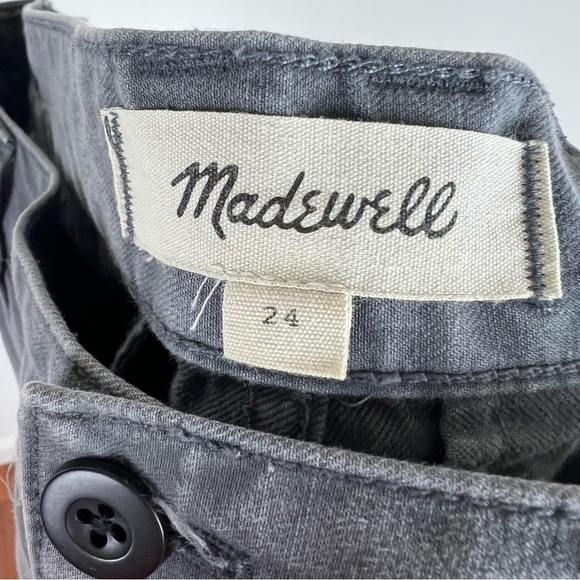 Madewell Garment-Dyed Low-Slung Baggy Straight Cargo Pants Size 24 - Picture 9 of 11